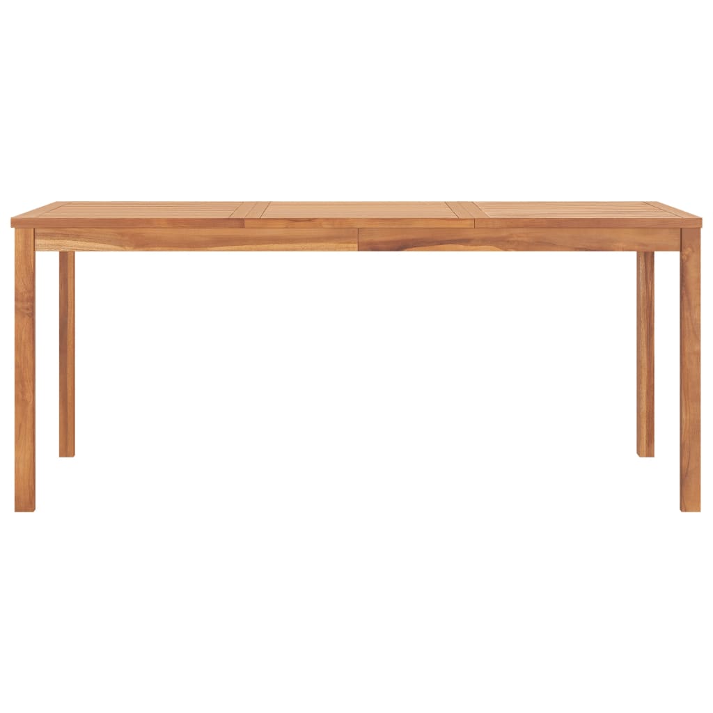 Garten-Esstisch 180x90x77 cm Teak Massivholz